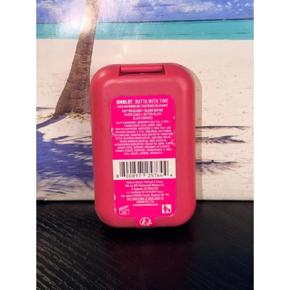 NYX Professional Makeup Buttermelt Blush BMBL07 Butta With Time Vivid Watermelon